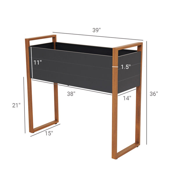 Latitude Run® Marria Metal Planter Box & Reviews | Wayfair Latitude Run® Marria Metal Planter Box & Reviews | Wayfair